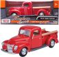 Preview: Motormax 1940 Ford Pickup Truck, rot, Druckgussmodell im Maßstab 1:24, neu in Box