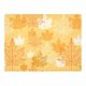 Preview: MYPOP Happy Thanksgiving Herbst Ahornblätter Tischdecken Sets 52x70 Zoll - Nahtloses Muster Gelbes Blatt Tischdecke Schreibtisch Sofa Tischdecke Abdeckung für Hochzeitsfeier Dekoration