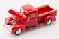 Preview: Motormax 1940 Ford Pickup Truck, rot, Druckgussmodell im Maßstab 1:24, neu in Box