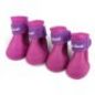 Preview: Mosunx Dog Candy Colors Boots Wasserdichte Gummi-Haustier-Regenschuhe Booties Weihnachtsangebote