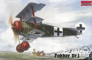 Roden Fokker Dr.I Deutscher Kampfflugzeug-Modellbausatz