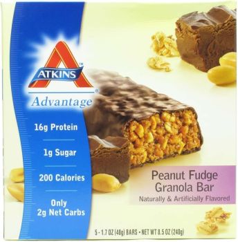 Atkins Advantage Peanut Fudge Müsliriegel 15