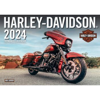 Harley-Davidson 2024: 16-Monats-Wandkalender im Format 17 x 12 – September 2023 bis Dezember 2024 (andere)