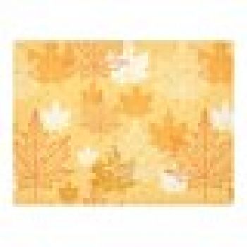 MYPOP Happy Thanksgiving Herbst Ahornblätter Tischdecken Sets 52x70 Zoll - Nahtloses Muster Gelbes Blatt Tischdecke Schreibtisch Sofa Tischdecke Abdeckung für Hochzeitsfeier Dekoration