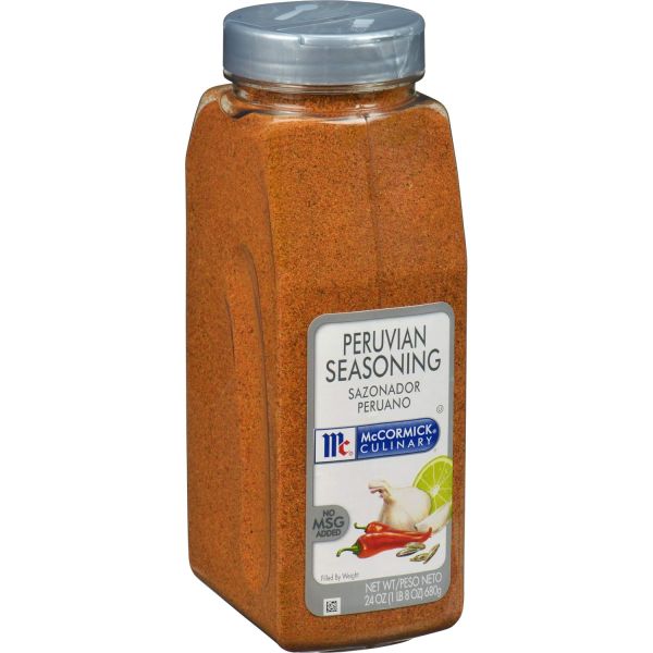 McCormick Culinary Peruvian Seasoning, 24 oz – ca. 680 g Behälter, Peruanische Gewürze, Perfekt zum Würzen von Lamm, Hühnchenschalen, Kochbananen, geröstetem Gemüse und mehr