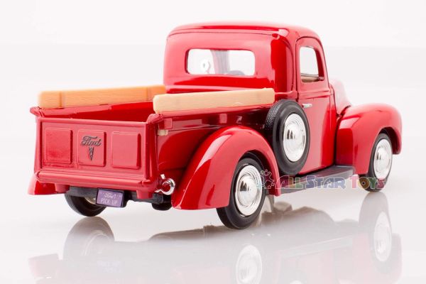 Motormax 1940 Ford Pickup Truck, rot, Druckgussmodell im Maßstab 1:24, neu in Box